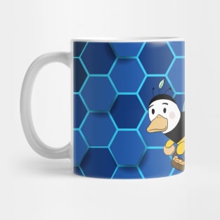 Bee  Doo Doo duck BLue Mug